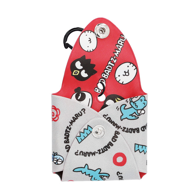 「サンリオキャラクターズ み～つけた！ミニスクエアケースキーホルダー」バッドばつ丸