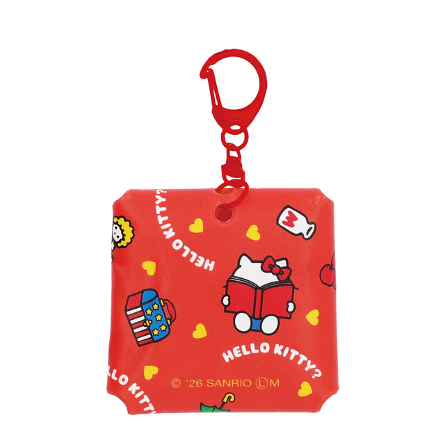 「サンリオキャラクターズ み～つけた！ミニスクエアケースキーホルダー」ハローキティ