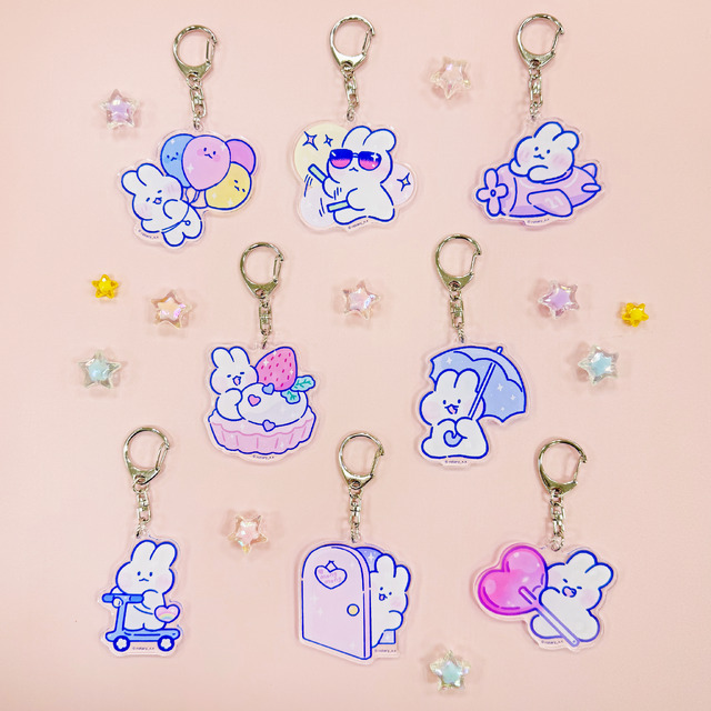 トレーディングアクリルキーホルダー<8>　各825円【ランダム商品・全8種】