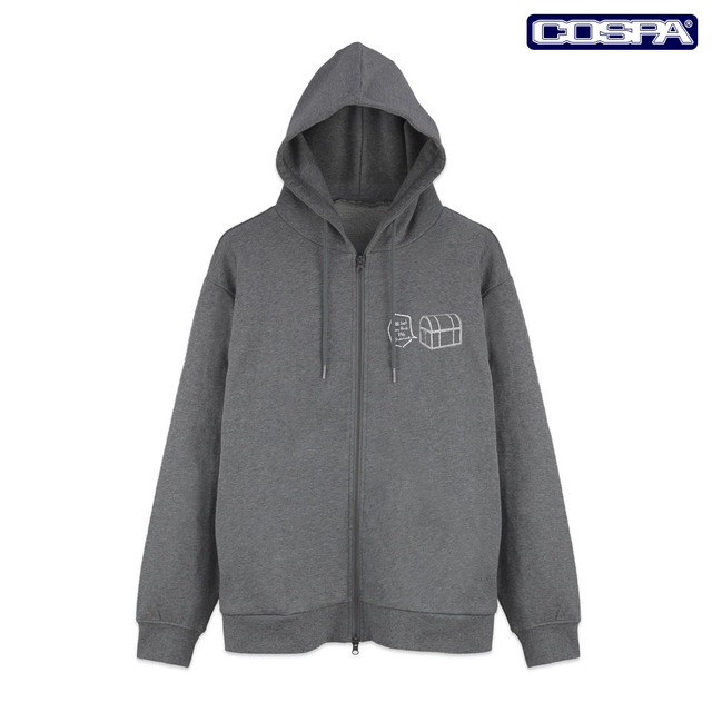 TVアニメ『葬送のフリーレン』ミミックに食べられるフリーレン ジップパーカー（MIX GRAY）