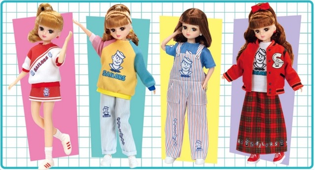 「リカちゃんくじ×セーラーズ」セブン‐イレブン、イトーヨーカドーのくじに初登場