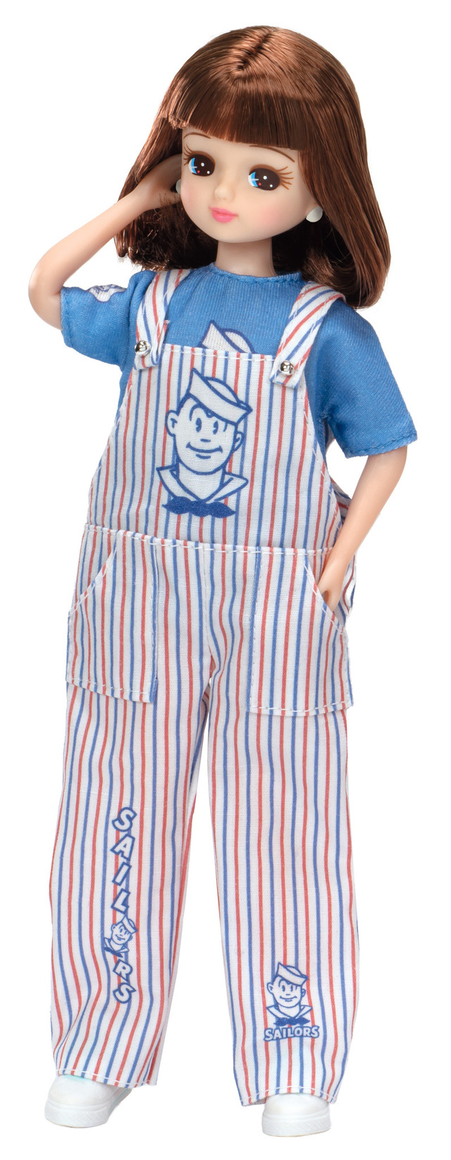 「リカちゃんくじ×セーラーズ」03 リカちゃん オーバーオールスタイル