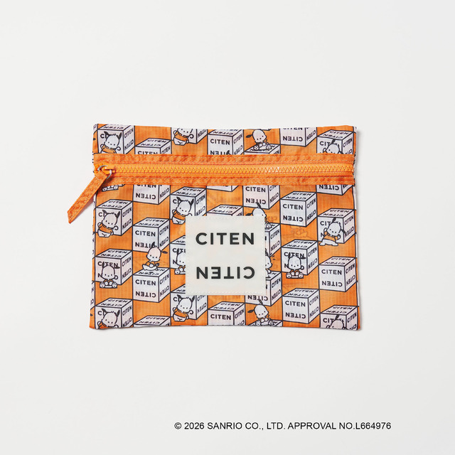 サンリオキャラクターズ×CITEN「フラットポーチ」ポチャッコ