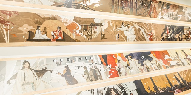 「アニメ天官賜福展 -天地流光-」展示会場