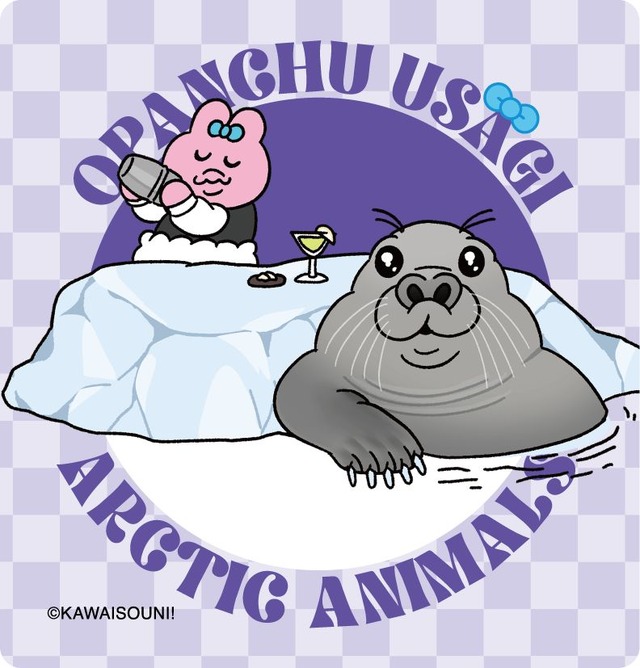 「おぱんちゅうさぎラングリーチョコ12枚」マグネットシート（全5種）