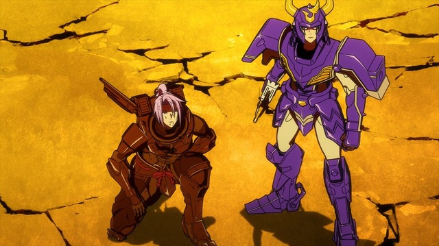 『鎧伝サムライトルーパー』第6話「離守舵跡」先行場面カット