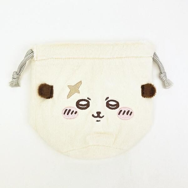 「ちいかわ フェイス巾着」