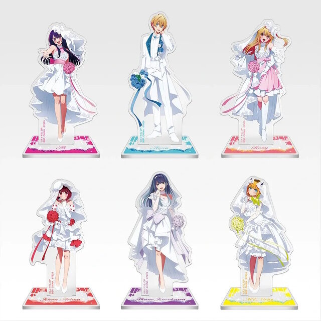 【推しの子】新作一番くじがオンラインで買える！有馬かなたち6人がウェディング衣装に、アイには“黒ドレスVer.”フィギュアも