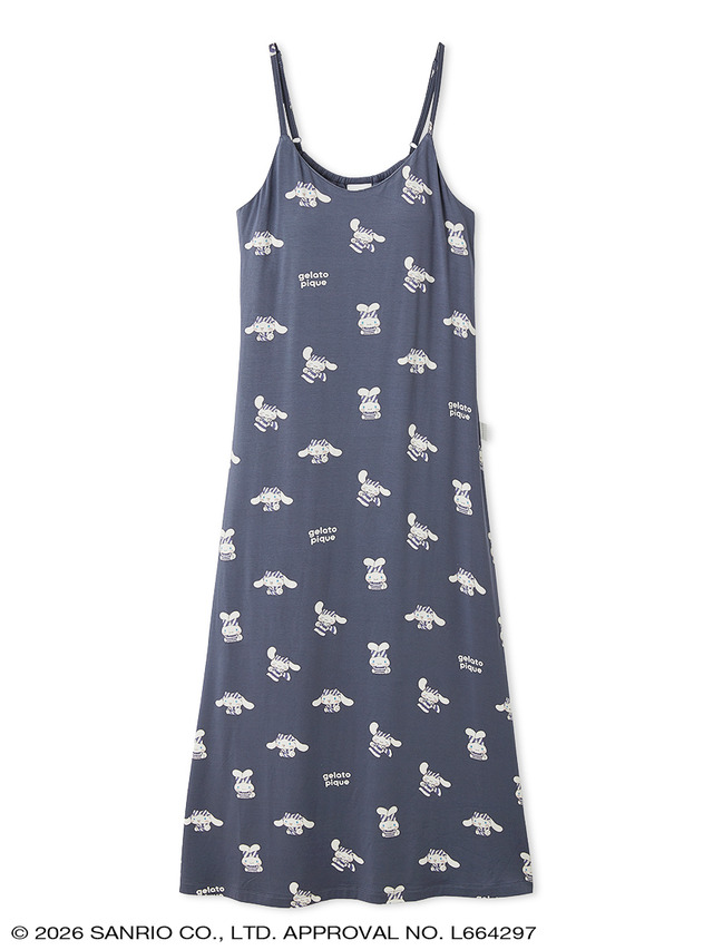 【LADIES】総柄キャミソールワンピース