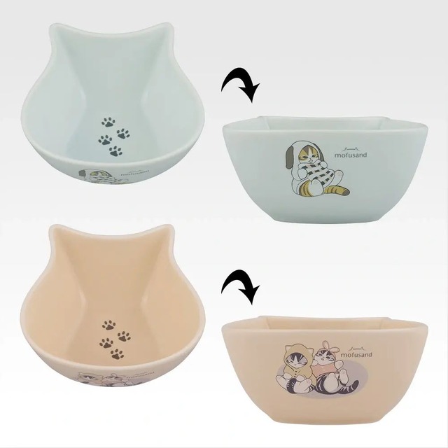 D賞 にゃんこ型ボウル