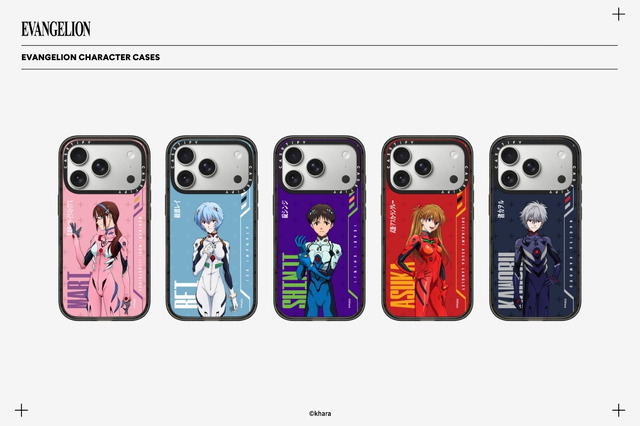 「エヴァンゲリオン x CASETiFY」コレクション「EVANGELION CUSTOM CHARACTERS CASE」