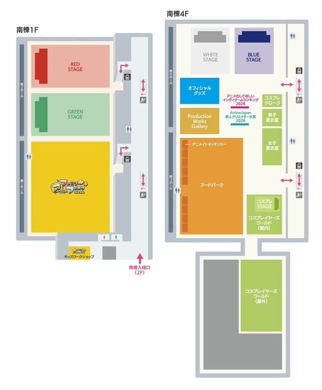 「AnimeJapan 2026」会場マップ