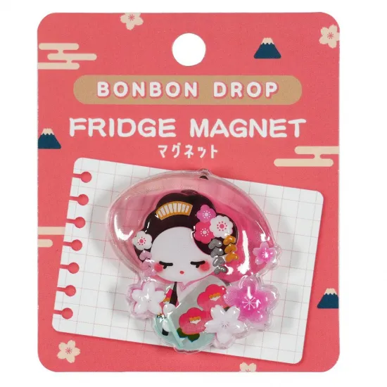 和柄　ボンボンドロップマグネット　舞妓さん