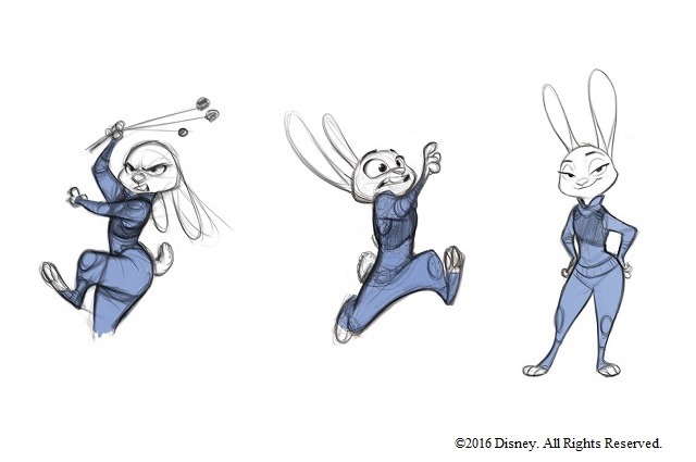 公開間近！「ズートピア」　主人公ジュディはコンセプトアートもキュートなだけでない