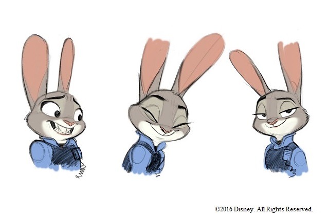 公開間近！「ズートピア」　主人公ジュディはコンセプトアートもキュートなだけでない