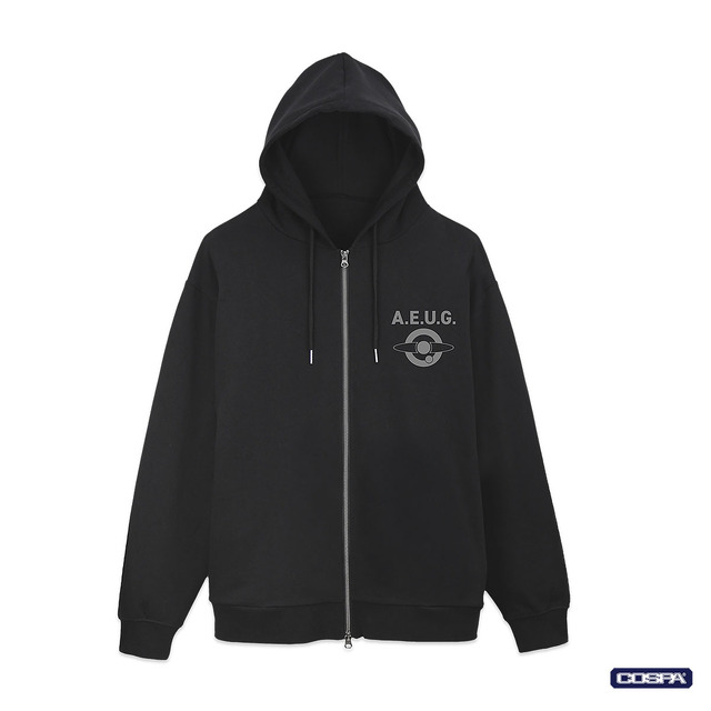 エゥーゴジップパーカー_ブラック