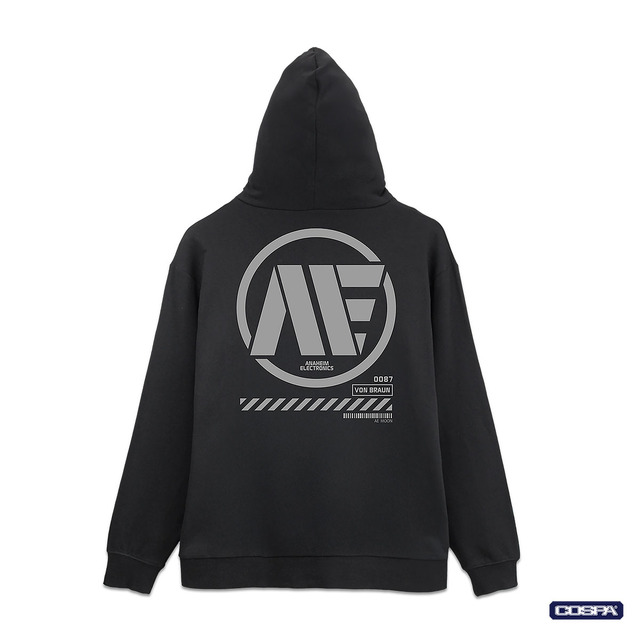 アナハイムエレクトロニクスジップパーカーVer2_ブラック