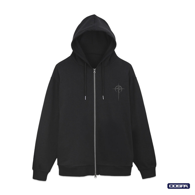 マフティージップパーカーVer2_ブラック