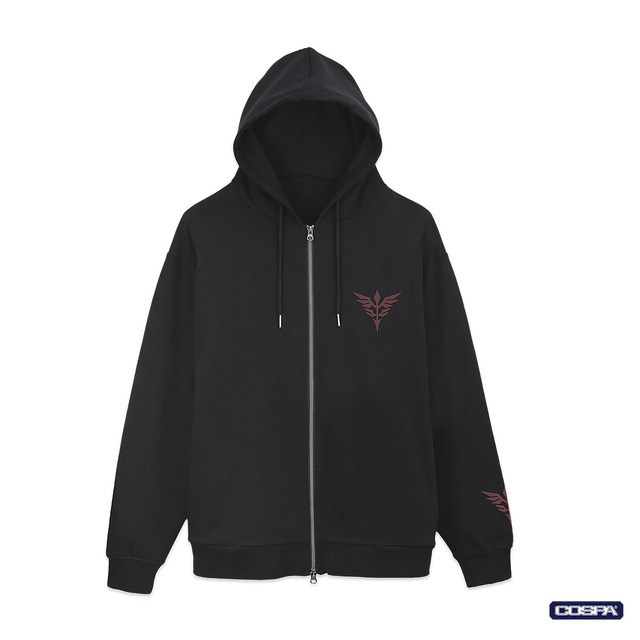 ネオジオンジップパーカーVer2_ブラック