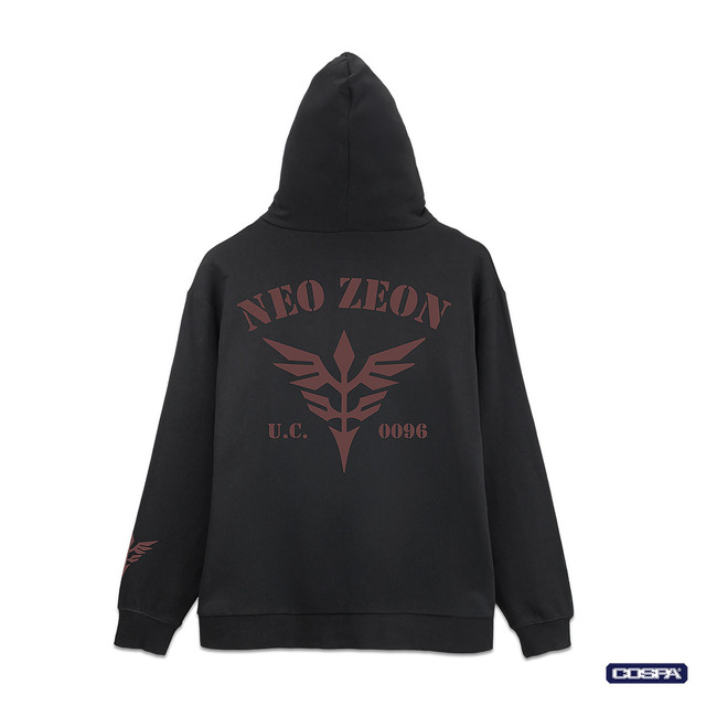 ネオジオンジップパーカーVer2_ブラック