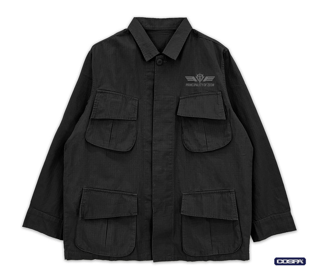 ジオン公国軍ファティーグジャケットVer2_ブラック