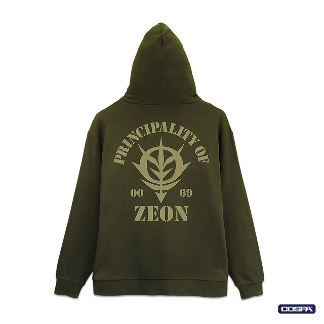 ジオン公国軍ジップパーカーVer3_モス