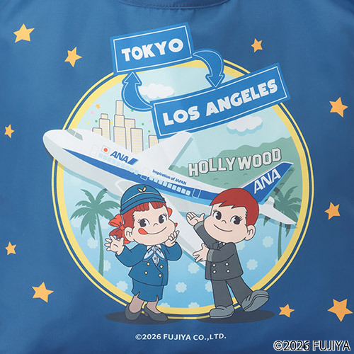 ＜ANAオリジナル＞PEKO for ANA　パッカブルエコバッグ（LA)