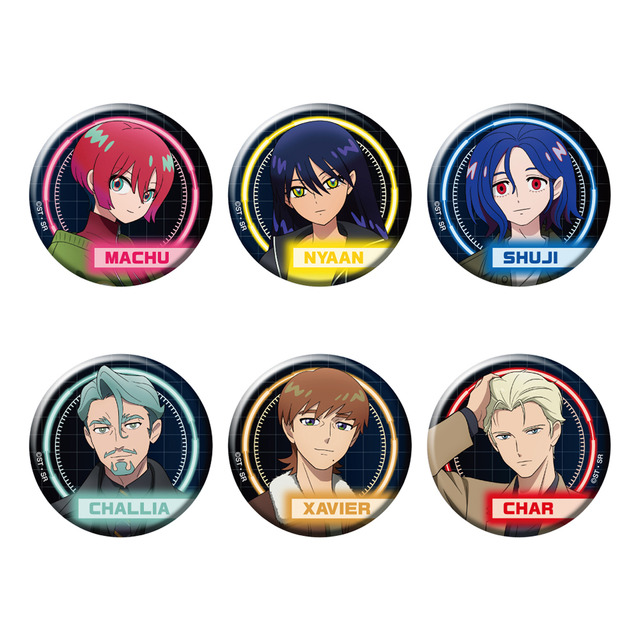 「機動戦士Gundam GQuuuuuuX Cafe －each choice of justice－」缶バッジ（ランダム6種）