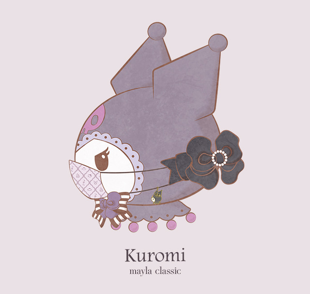 「サンリオキャラクターズ・ヘアオブジェ マスクリーフ」クロミ[KM]