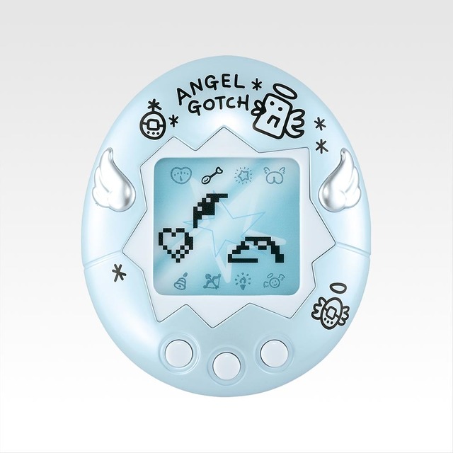 「一番くじ たまごっち ～令和で発見！！あのころのお部屋とたまごっち～」C賞：てんしっちのたまごっち コンパクトミラー（全3種）