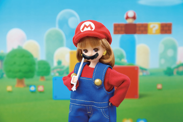 タカラトミー「スーパーマリオ リカちゃん マリオスタイル」イメージ