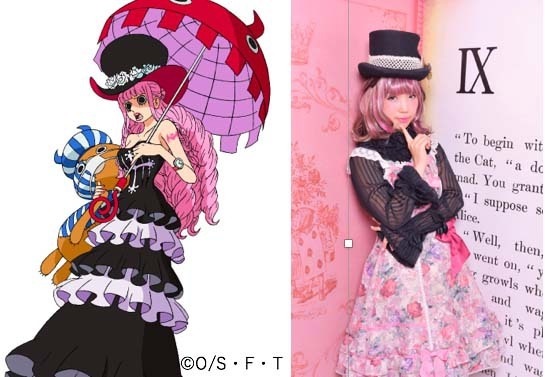 ロリィタファッションでルフィやペローナになりきり体験　「ONE PIECE」とMaison de Juliettaがコラボ