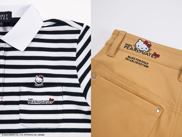 ハローキティとPEARLY GATES（パーリーゲイツ）が初コラボ　イメージ