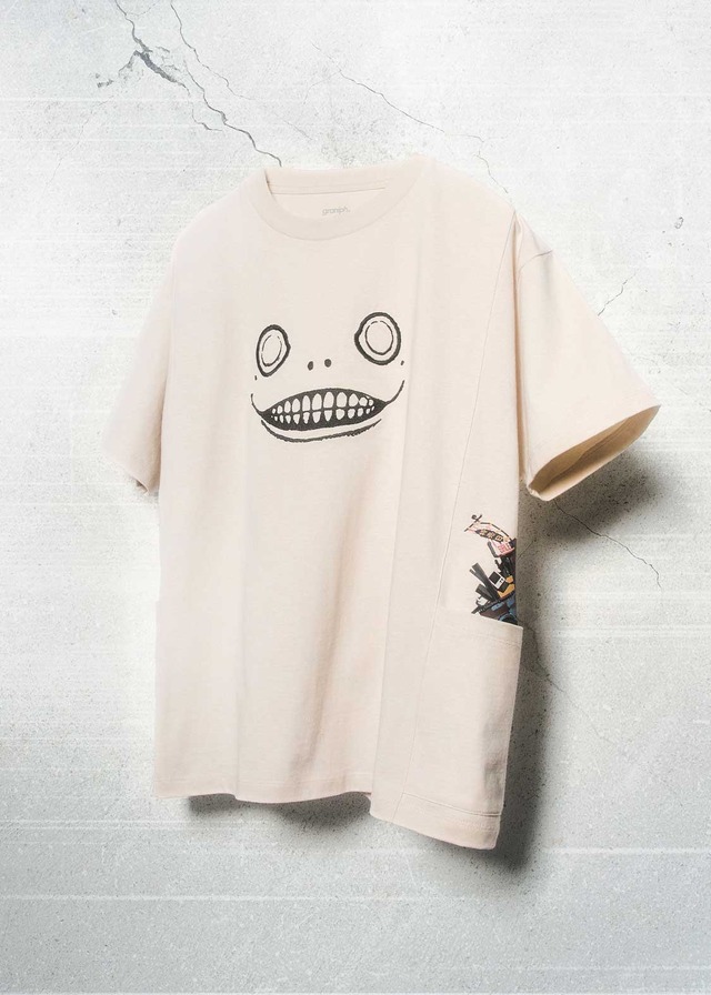 『NieR:Automata』×グラニフ　「エミール｜サイドポケットビッグシルエットTシャツ」