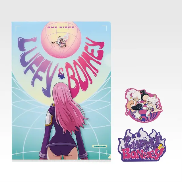 「一番くじ ワンピース 思い描く未来」I賞：クリアファイル＆ステッカーセット（選べる全10種）