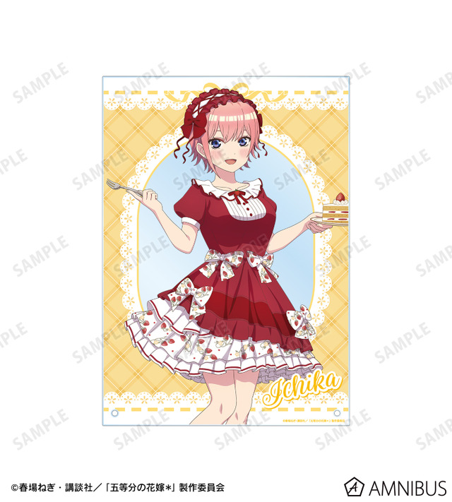 TVスペシャルアニメ『五等分の花嫁＊』描き下ろし 中野一花 ショートケーキイメージコーデver. A4アクリルパネル