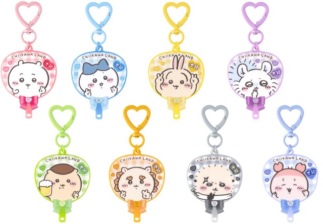 GO!IKEBUKURO　うちわ型キーホルダー　　8種