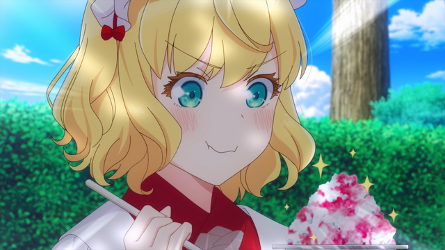 TVアニメ『メイドさんは食べるだけ』第1話（1食目）「たい焼き／たこ焼き／お団子／コンビニおにぎり／バウムクーヘン」先行場面カット