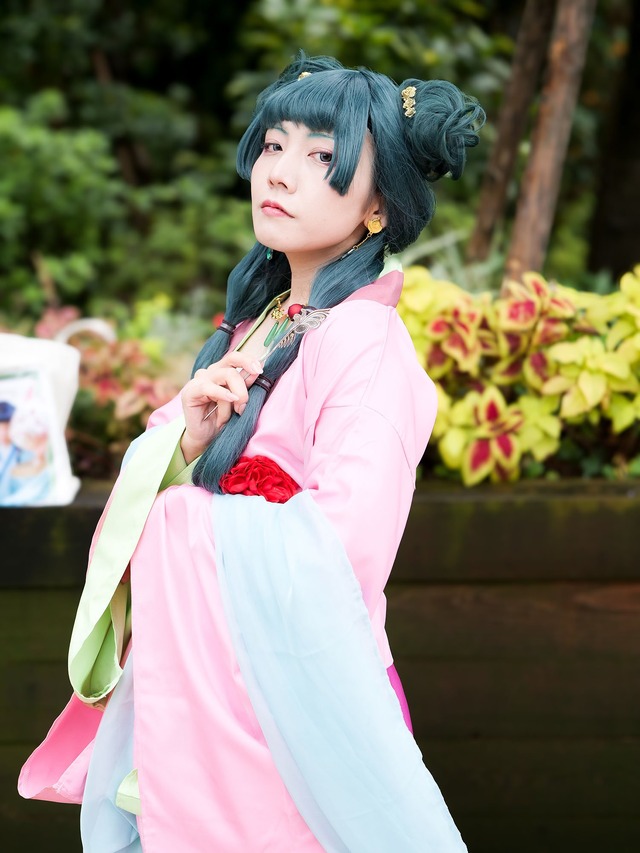 【写真・画像】『薬屋のひとりごと』猫猫コスプレ　1枚目