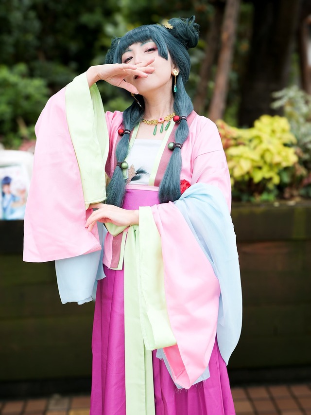 【写真・画像】『薬屋のひとりごと』猫猫コスプレ　2枚目