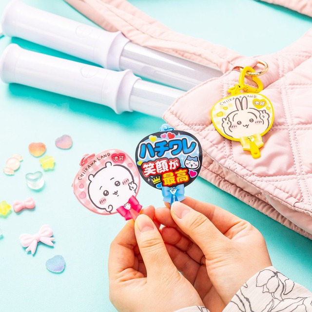 「Go!IKEBUKURO うちわ型アクリルキーホルダー」