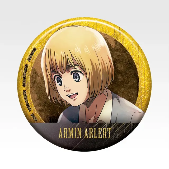 G賞 メタリック缶バッジ