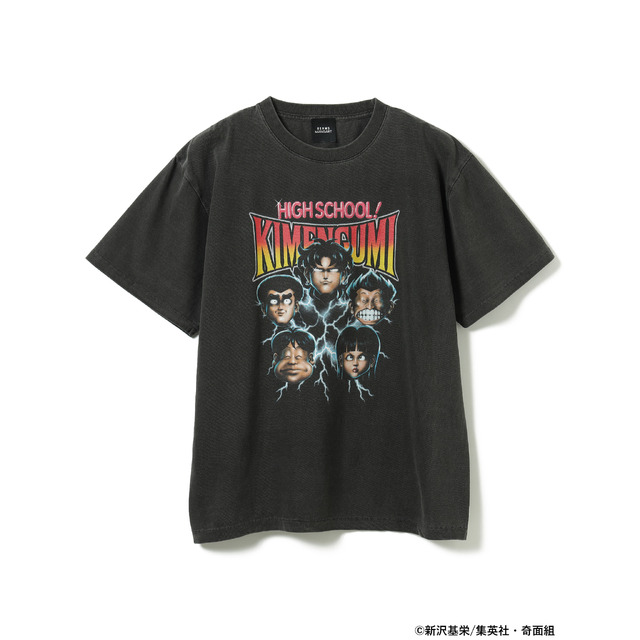 奇面フラッシュショートスリーブTシャツ