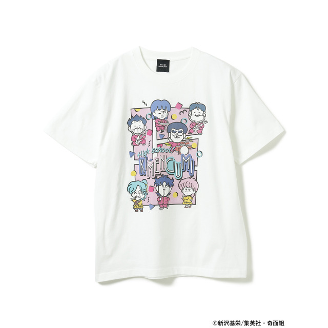 奇面組と唯ちゃん千絵ちゃんファンシーショートスリーブTシャツ