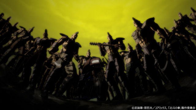 アニメ『北斗の拳 -FIST OF THE NORTH STAR-』第1話場面カット