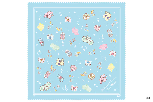 モチーフ総柄大判メガネ拭き