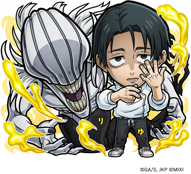 光属性 ★6　乙骨憂太＆リカ （進化後）　CV：緒方恵美（乙骨憂太）花澤香菜（リカ）