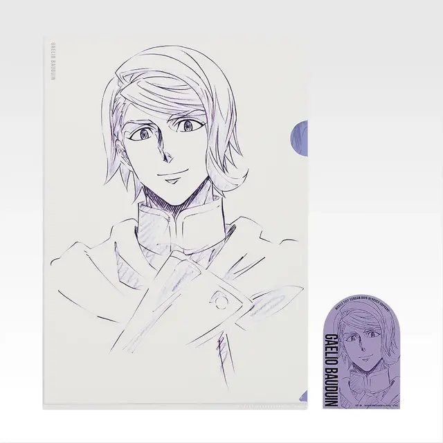 「一番くじ 機動戦士ガンダム 鉄血のオルフェンズ」H賞：クリアファイル＆ステッカーセット（選べる全10種）