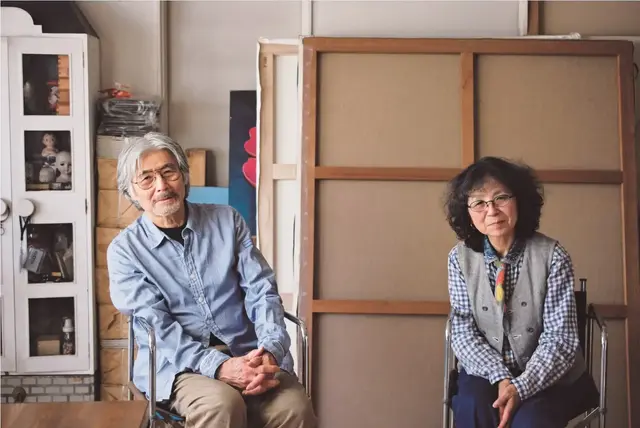 (左）なかえよしを／（右）上野紀子