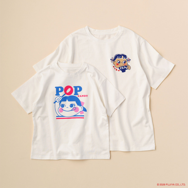 peko ×Afternoon Tea「プリントTシャツ」と「プリントキッズTシャツ」